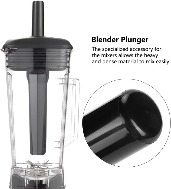 Mumusuki Blender Accelerator Plastic Stick Plunger Ersatz Tamper Stick für Mixer