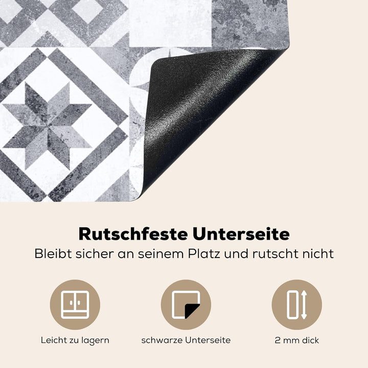 Herdabdeckplatte Einteilig 90x52 cm Küche Ceranfeld Abdeckplatte Cerankochfeld Abdeckung Induktionsk