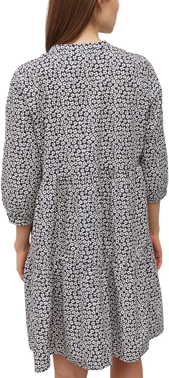 Marc O'Polo Damen W-Beach Tunic Überwurf für Schwimmbekleidung S Blauschwarz, S Blauschwarz