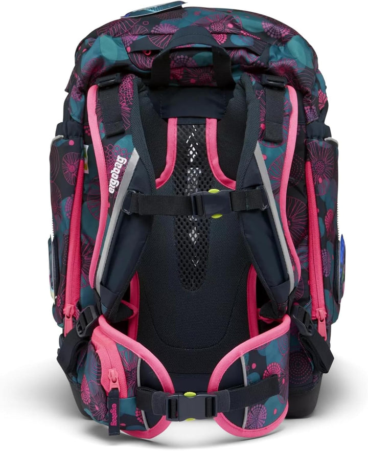 ergobag Pack Set ergonomischer Schulranzen flexibel 6-teilig Set 1. Klasse Grundschule für Mädchen u