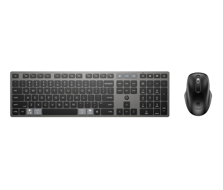 HP 720 Kabellose Tastatur und Maus Set – Wiederaufladbar, Multi-Device, QWERTZ Deutsches Layout, Blu