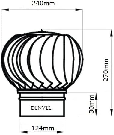 120mm Kaminaufsatz Drehbarer Edelstahl, NEUES MODELL, AUSTAUSCHBARE LAGER, Schornsteinabdeckung Kami