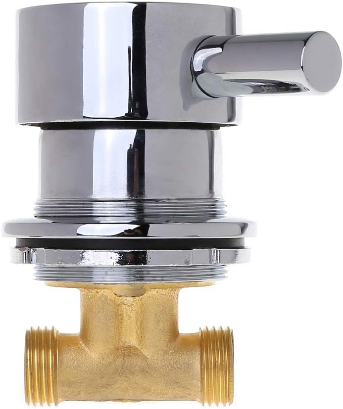 GUMEI G1/2" Mischventil für heisses und kaltes Wasser Thermostatmischer Zwei EIN- und EIN Auslaufhah