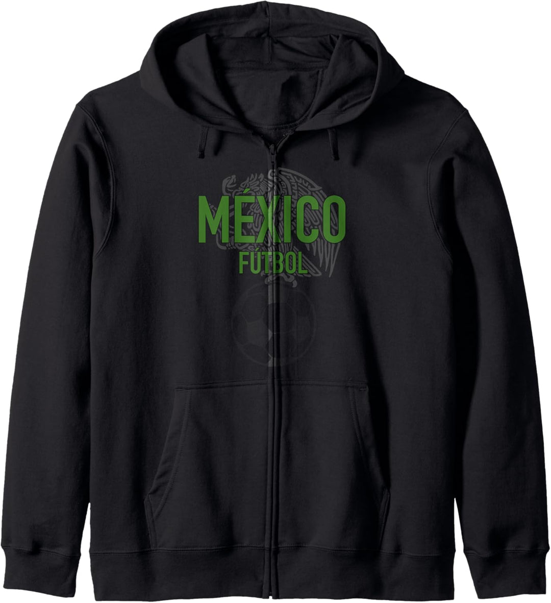 Trendy Mexico Futbol Overlay Kapuzenjacke