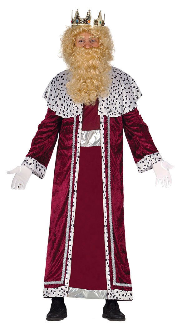 MULTIMARCA 42401.0 halloween Kostüm König des Zauberers Gaspar für Erwachsene, Herren, Mehrfarbig, L