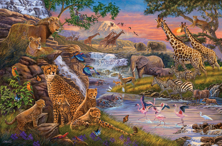 RAVENSBURGER 16465 Animal Kingdom 3000 Teile Puzzle für Erwachsene & Kinder ab 12 Jahren, 36 Stück