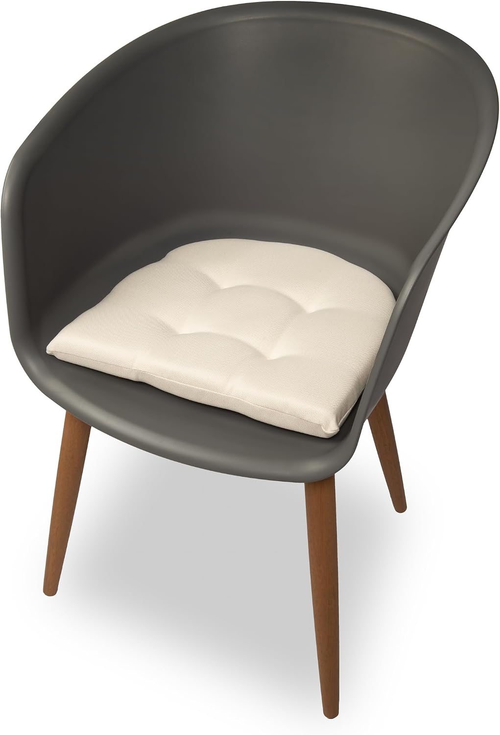 sunnypillow 4er Set Stuhlkissen 40x40 cm - Sitzkissen Stuhl 5cm dick - Sitzpolster für Stühle, Bänke