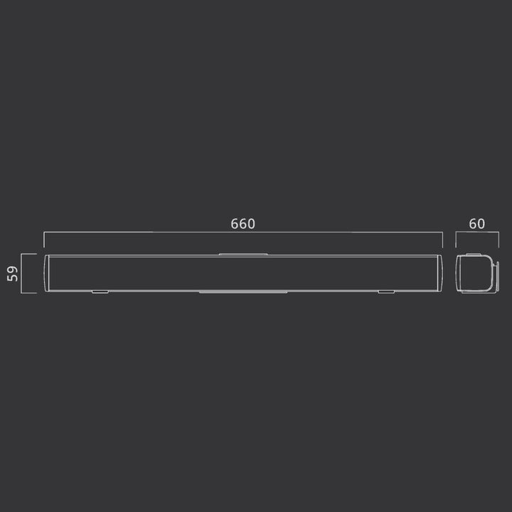 Muse TV Soundbar Bluetooth mit optischem Eingang, AUX-In und RCA-Eingang, 50 Watt Ausgangsleistung