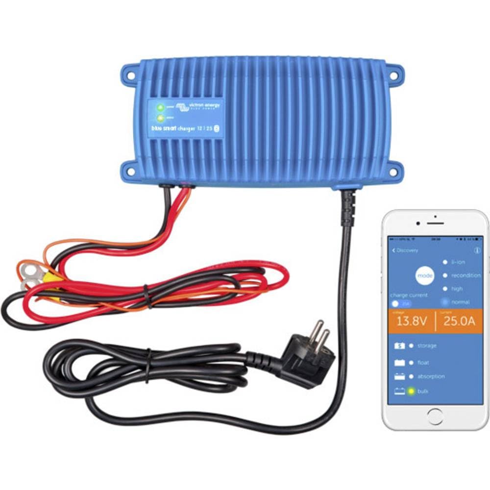 Victron Energy Blue Smart IP67 24-Volt 12 Amp 230V Batterie Ladegerät Bluetooth (CEE 7/7) 24V 12A (C