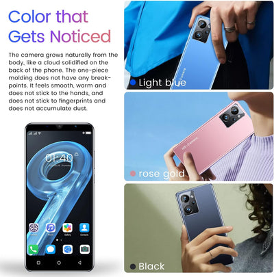 Smartphone Ohne Vertrag Handy, SnHey 9i 5.0 Zoll Günstig Handys, 16GB ROM(Skalierbar auf 128GB), Dua