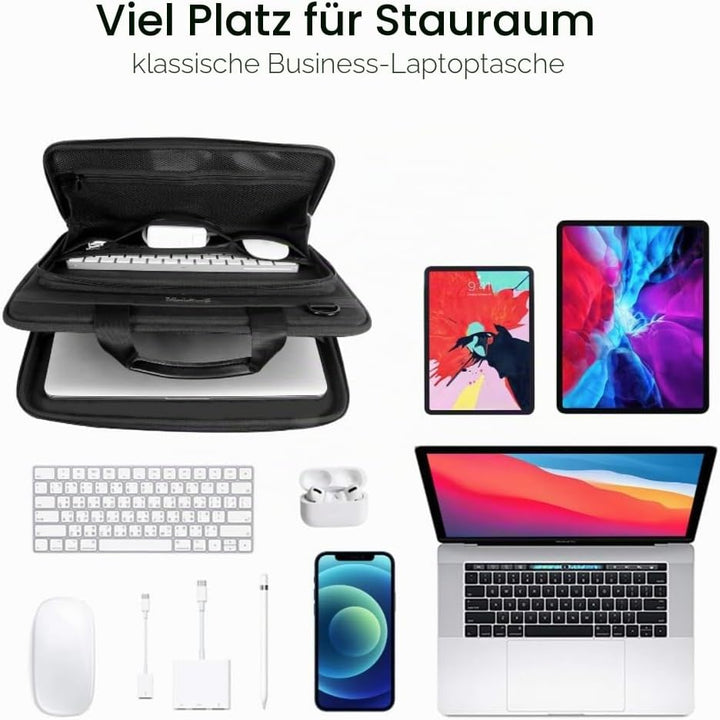 Smatree 14 Zoll Laptop Aktentasche, Hartschalen Umhängetasche Koffer für HP EliteBook 14 Zoll/Huawei