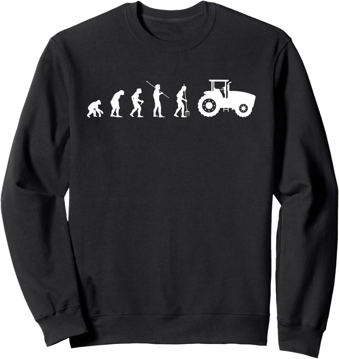 Evolution Traktor Landwirt Sport Sweatshirt