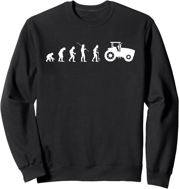 Evolution Traktor Landwirt Sport Sweatshirt
