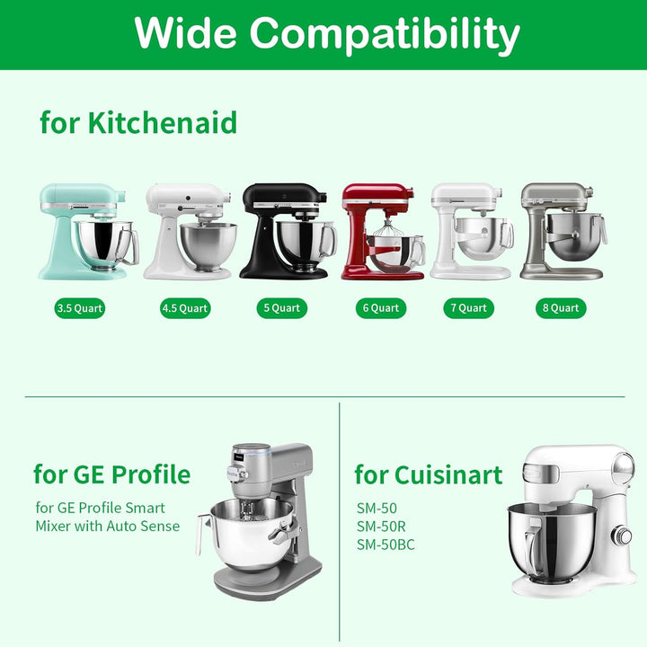 Eismaschine Aufsatz für Kitchenaid Standmixer, Fruchteismaschine Aufsatz, Softeismaschine BPA-freien