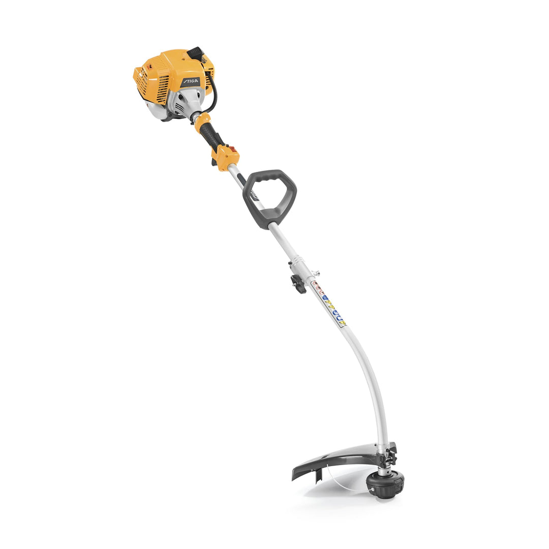 STIGA Benzin Motorsense GT 330 A (700 W), Schnittbreite 38cm, Doppelfaden-Trimmerkopf mit Tap&Go-Tec