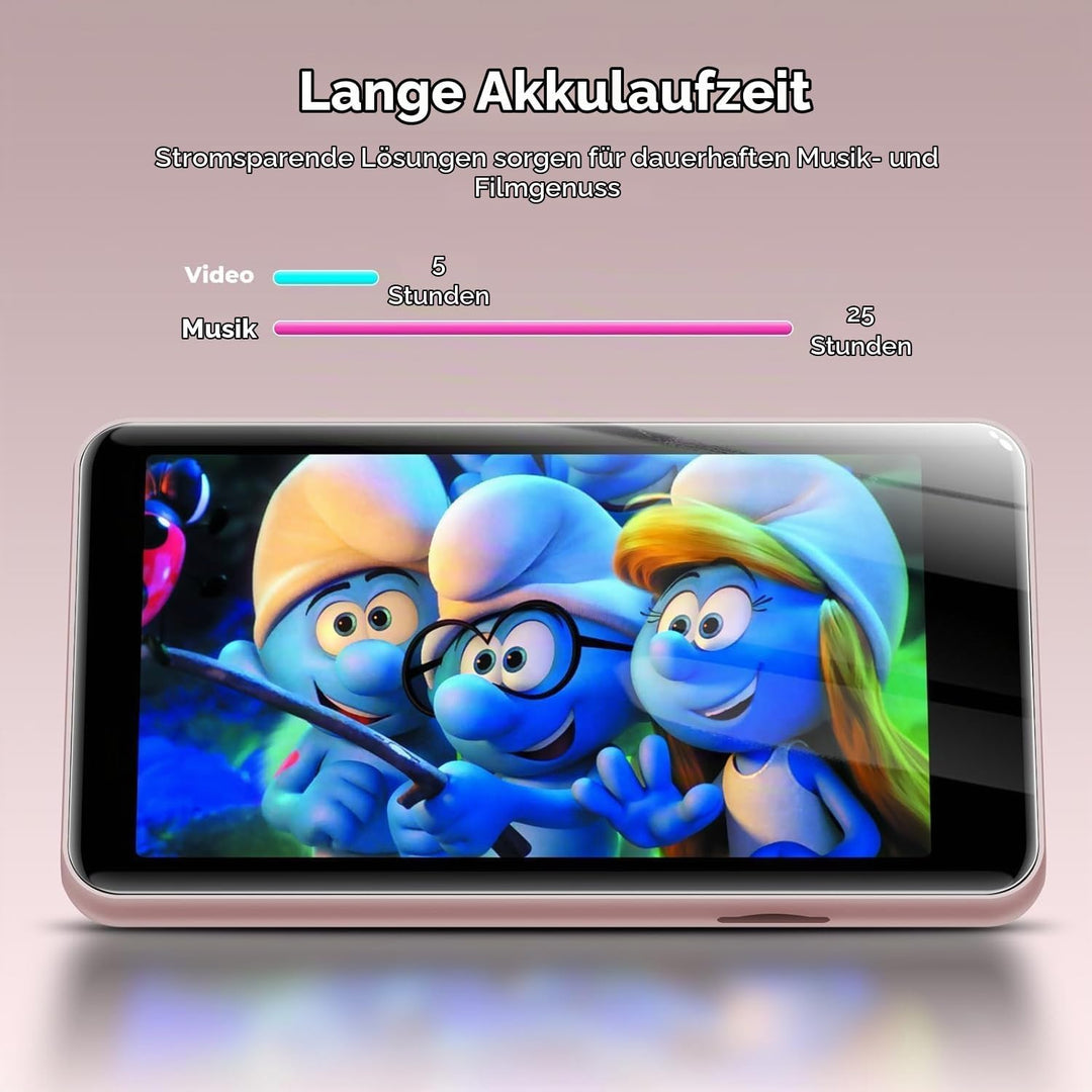 innioasis 16 GB MP3-Player mit Bluetooth und WLAN, MP3-Player, Apple Music, 4 Zoll Touchscreen, Andr