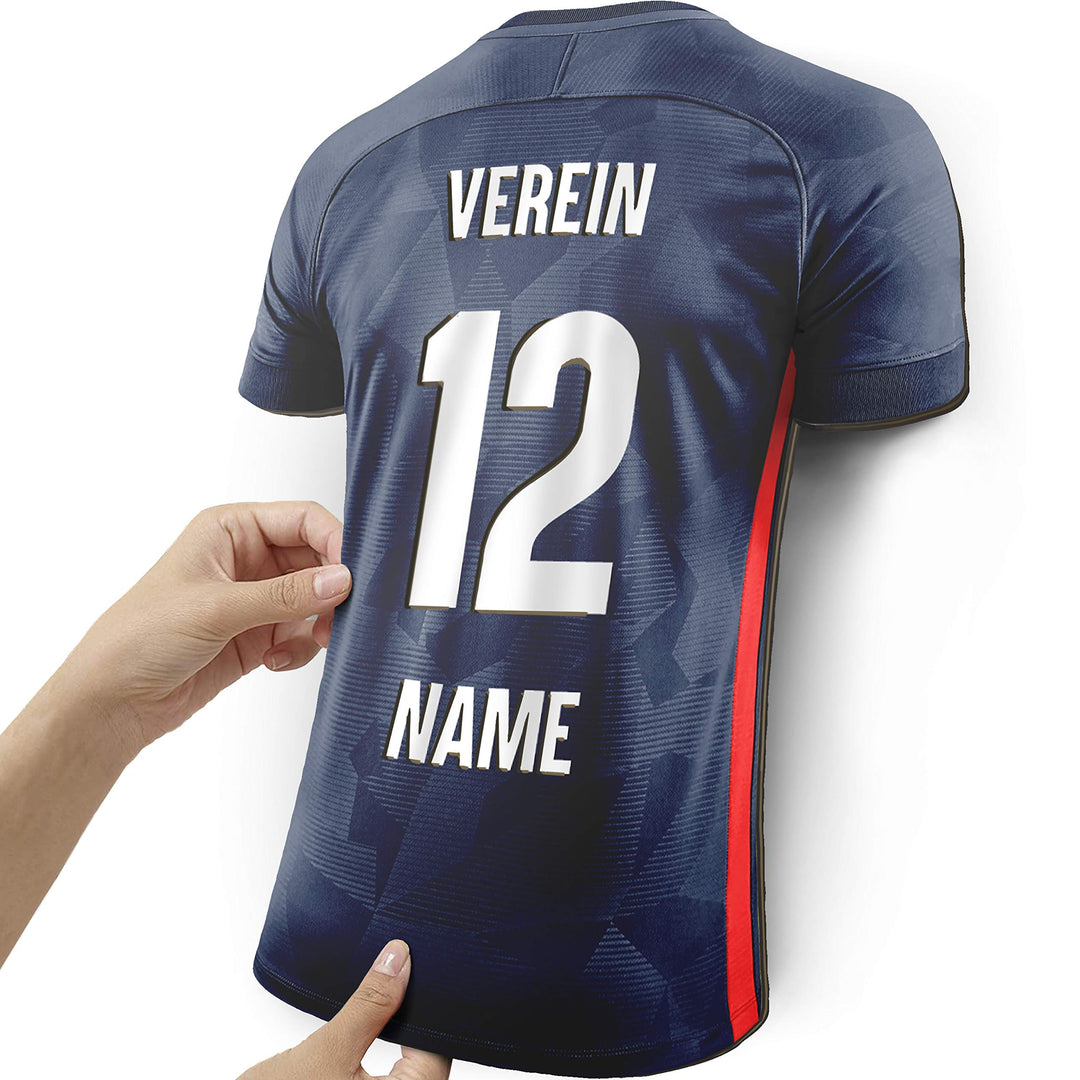 Elbeffekt Trikotlampe für Frankreich Fans aus Holz - personalisierbares Geschenk - schenke Dein indi