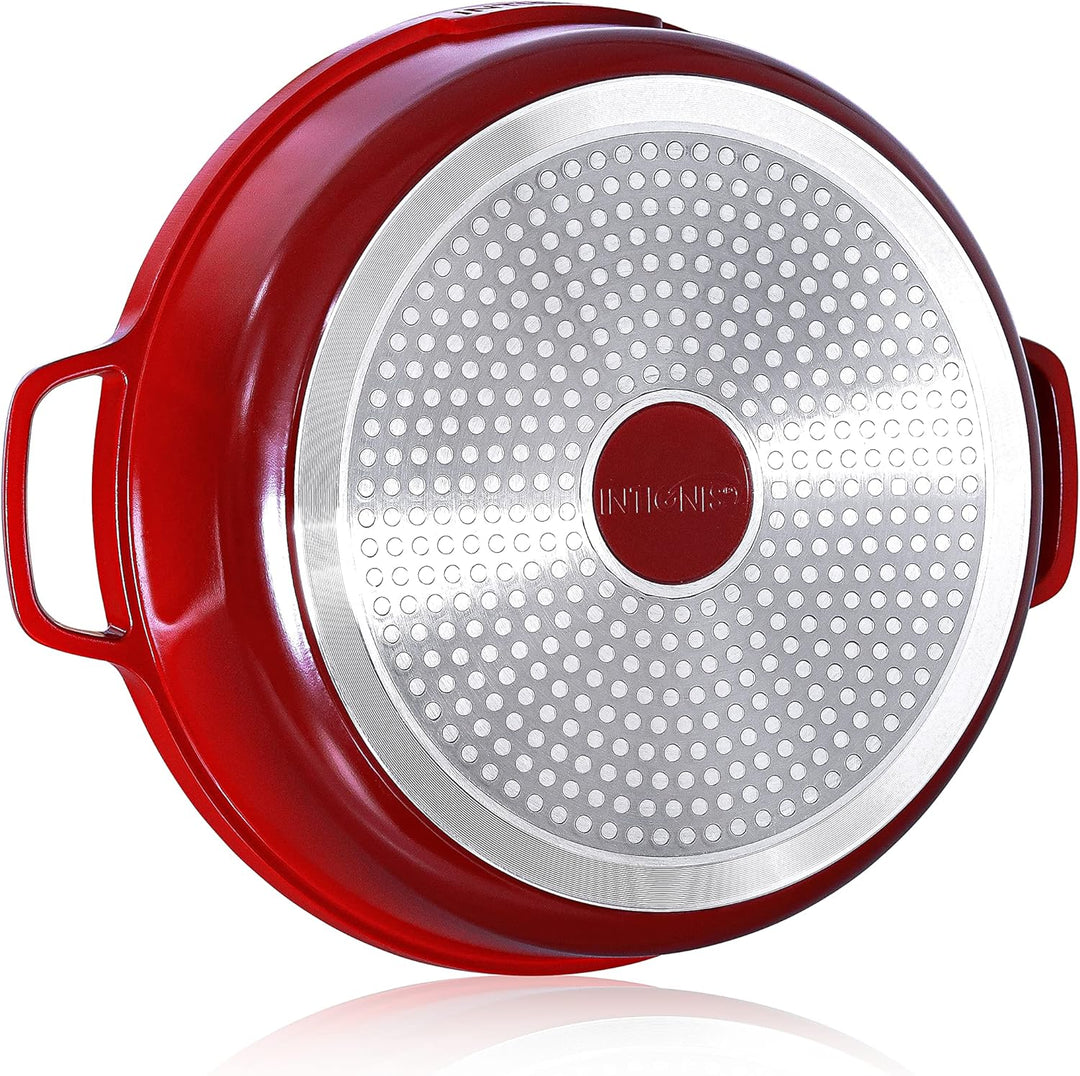 Tajine Topf Induktion 28cm / 4,2L – Marokkanischer Tagine Guss-Aluminium – Ofenfest & für alle Herda