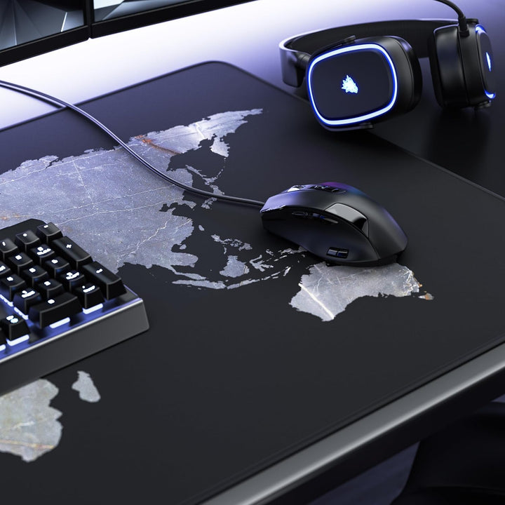 Titanwolf XXXL Übergrösse Mauspad 1200x600mm, Gaming Mousepad Gross,120x60 cm Tischunterlage Large S