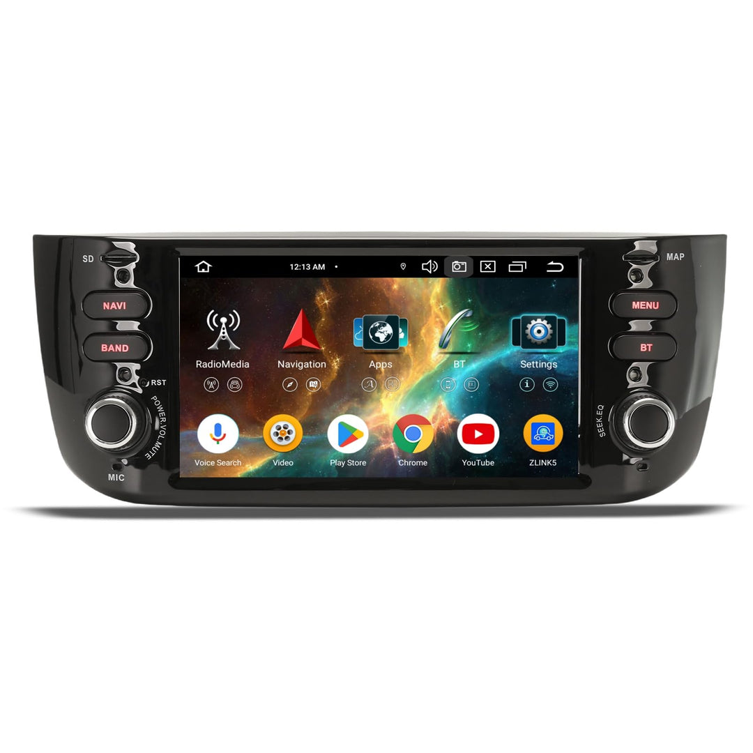 Acht-Kern 4GB+64GB Android 14 DAB+ Autoradio GPS Für Fiat Grande Punto Linea 2012-2016 mit Navigatio