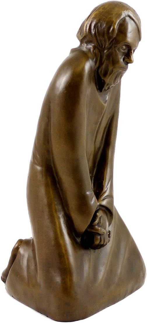 Moderne Kunst Skulptur - Bronzefigur - Der Zweifler (1931) - signiert - Ernst Barlach Figur - Güstro
