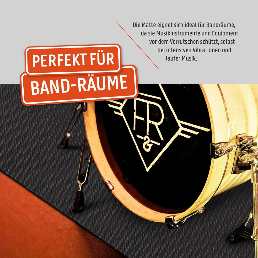 Anti Rutsch Matte 100x140cm - Universal Schmutzmatte, wasserdicht und zuschneidbar - Gummimatte Anti