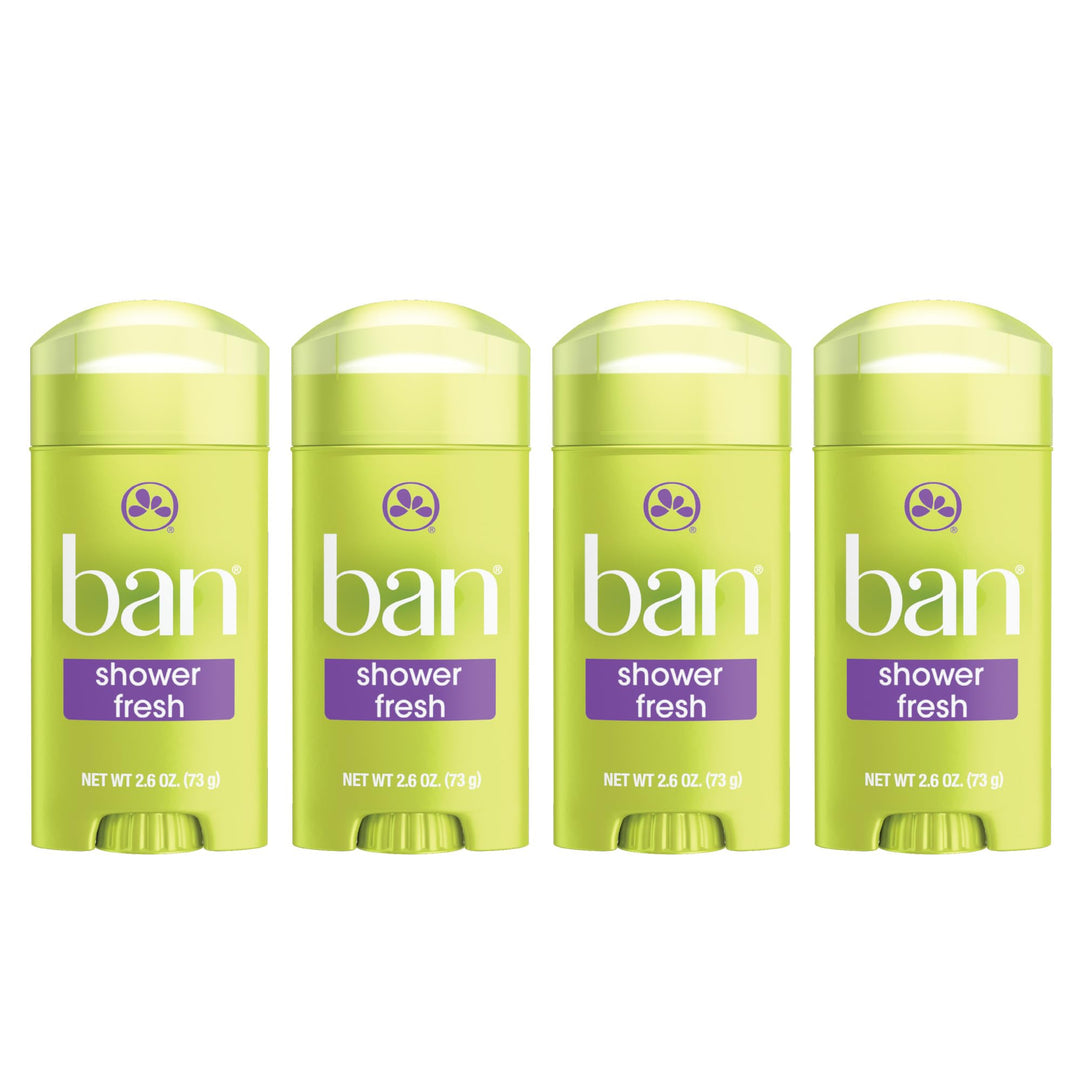 2x Ban Invisible Solid Antiperspirant &amp; Deodorant Shower Fresh - aus den USA