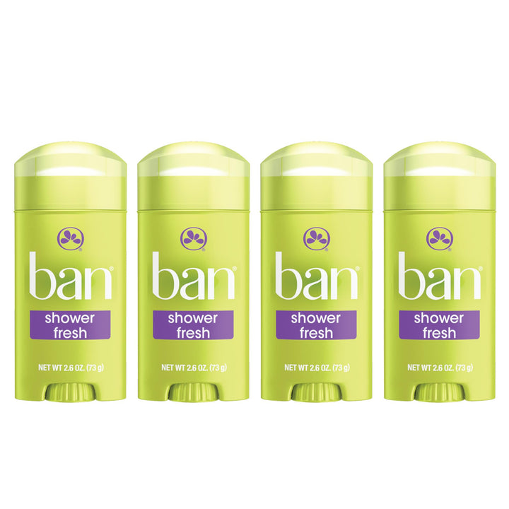 2x Ban Invisible Solid Antiperspirant &amp; Deodorant Shower Fresh - aus den USA