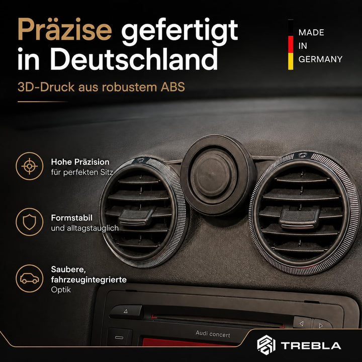 Generisch Handyhalterung kompatibel mit Audi A3 8P (BJ 2004-2013) (MagSafe + Magnet), MagSafe + Magn