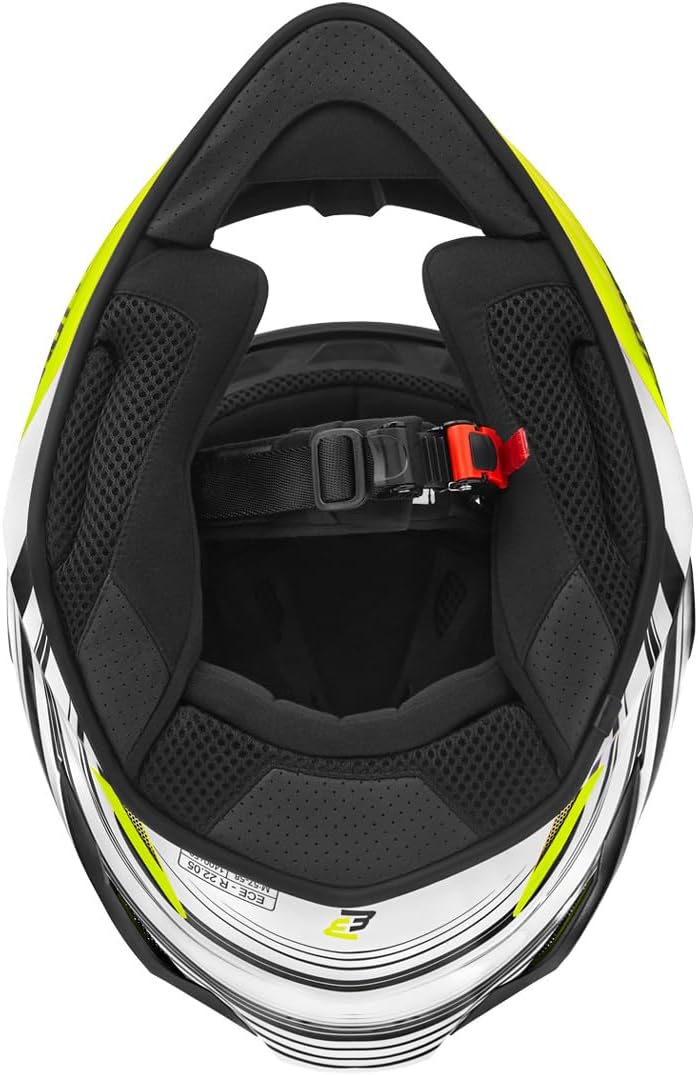 Bogotto V151 Wild-Ride Helm XL gelb/schwarz/weiss, XL gelb/schwarz/weiss