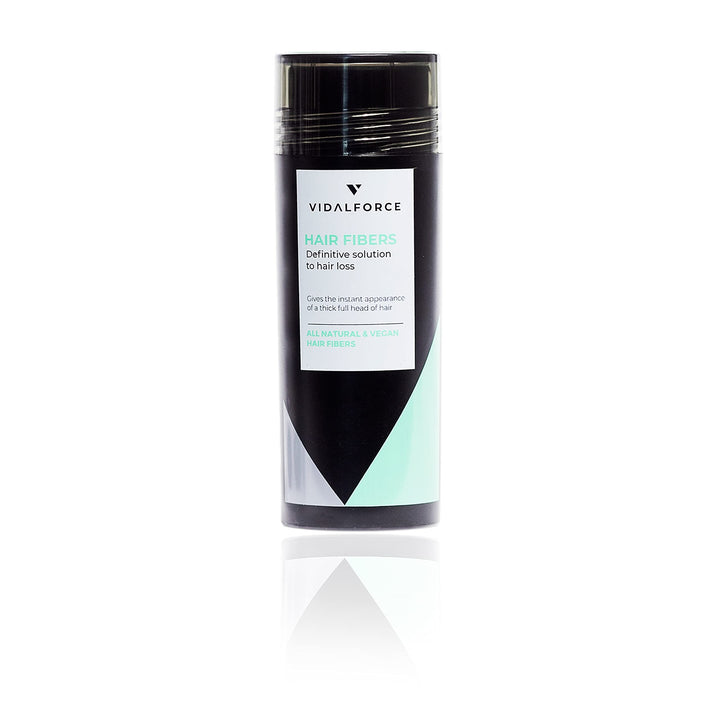 VidalForce. Streuhaar Mittelbraun 30gr I 100% Natürlich Ansatzpuder I Dichtes Haar in 20 s I Ansatzp