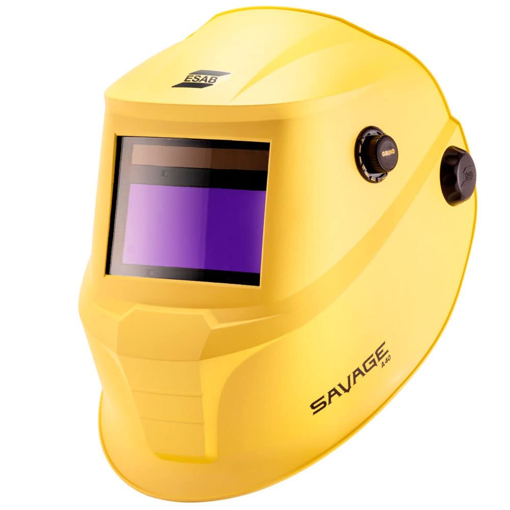 ESAB SAVAGE A40 YELLOW Profi Automatik Schweissmaske 9/13