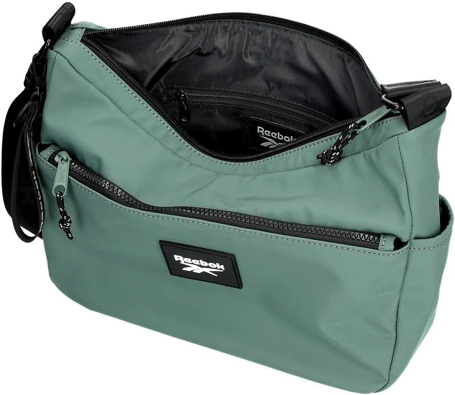 Reebok Damen Elsie Gepäck- Kuriertasche Bolso Bandolera Grün, Bolso Bandolera Grün