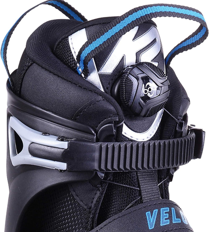 K2 Herren Velocity 84 Boa M Inline Skates EU: 44.5 (UK: 10 / US: 11) Black - Blue, EU: 44.5 (UK: 10