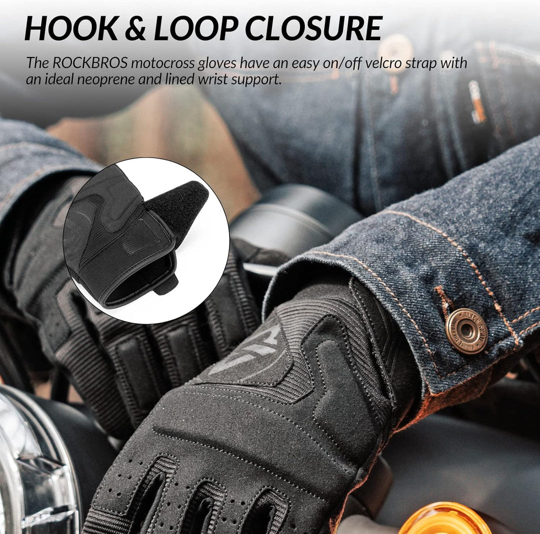 ROCKBROS Fahrradhandschuhe Damen Herren，MTB Handschuhe Touchscreen， Laufhandschuhe und Sport Handsch