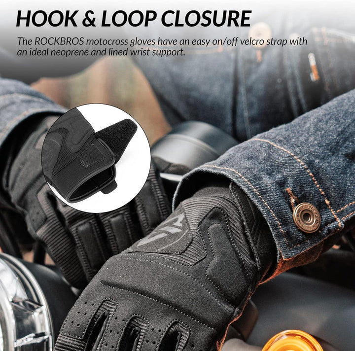 ROCKBROS Fahrradhandschuhe Damen Herren，MTB Handschuhe Touchscreen， Laufhandschuhe und Sport Handsch