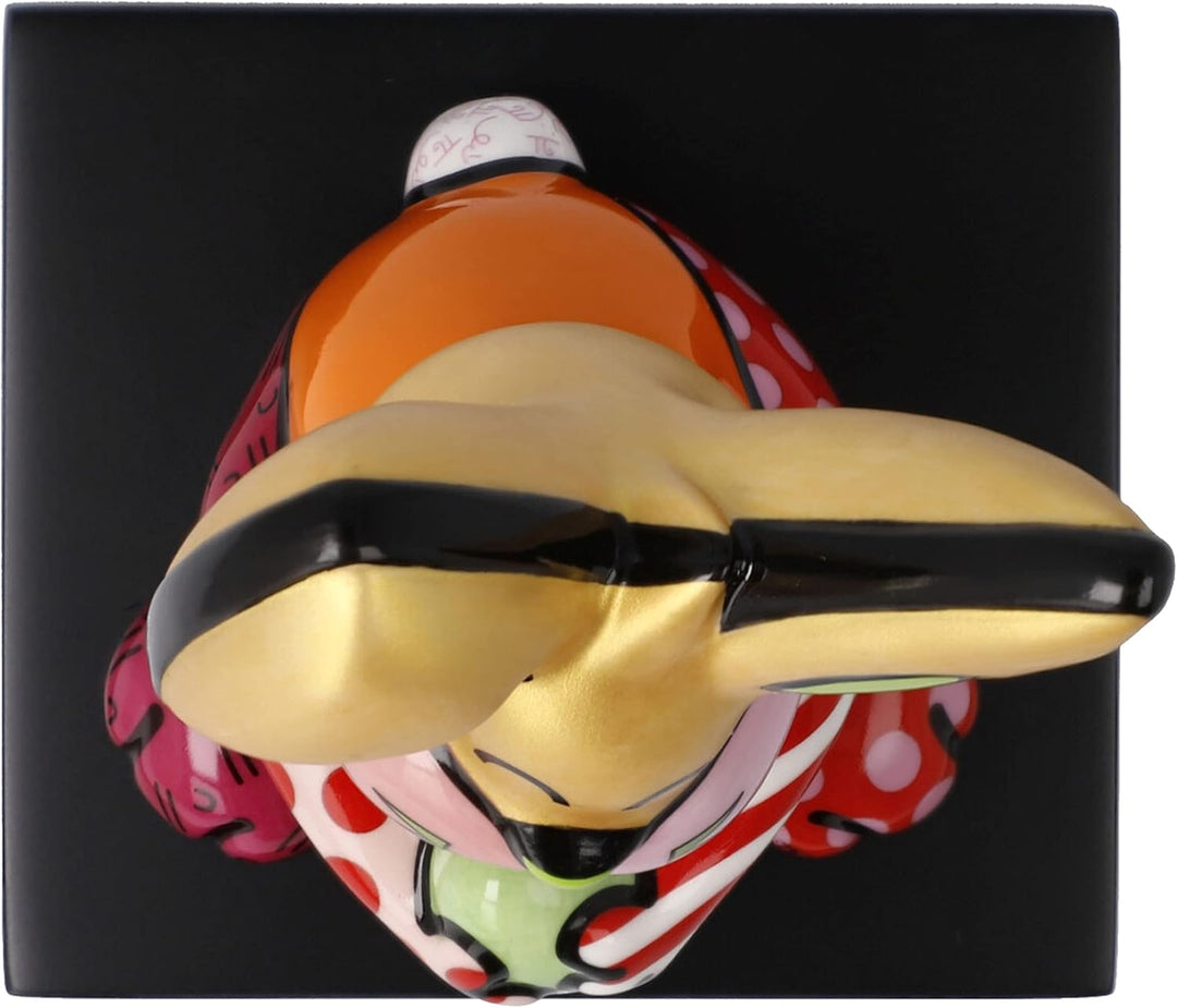 Goebel Pop Art Dekofigur, Porzellan, 14 cm, Orange