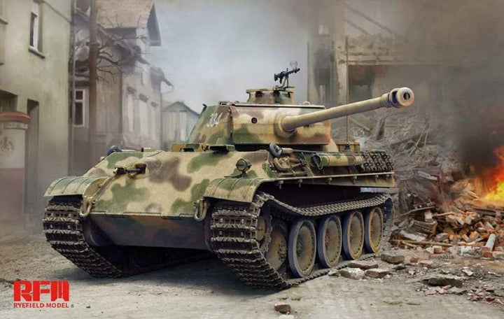 Rye Field Model RM5018 Modellbausatz Sd.Kfz. 171 Panther AUSF.G, Mehrfarbig