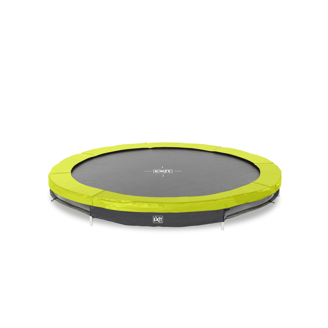 EXIT Toys Silhouette Sports Bodentrampolin - ø244cm - Rundes Inground Gartentrampolin Outdoor - für