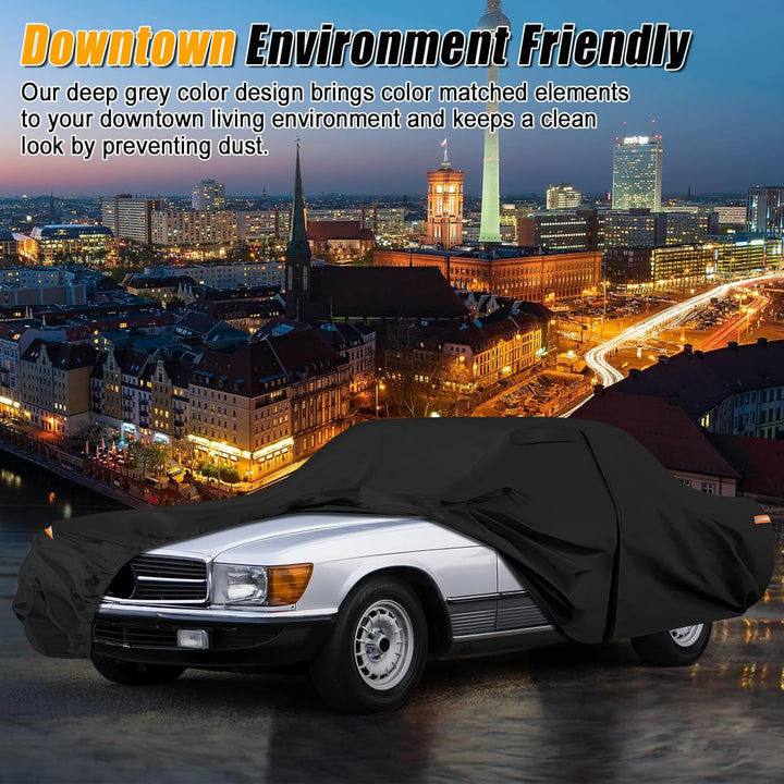 Autoabdeckung Wasserdicht für 1981-2002 Mercedes-Benz SL-Class, Vollgarage Autoplane Auto Abdeckplan