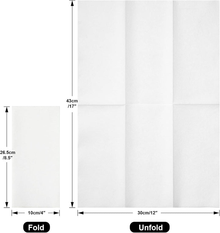 MORGIANA 200 Pack Einweghandtücher, Gästehandtücher aus Leinen, Servietten aus Stoffpapier, Papierha