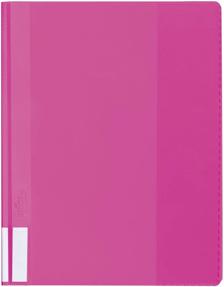 Durable Sichthefter Trend, für Din A4, Überbreite, 25-er Packung, dunkelrosa, 268134, dunkelrosa