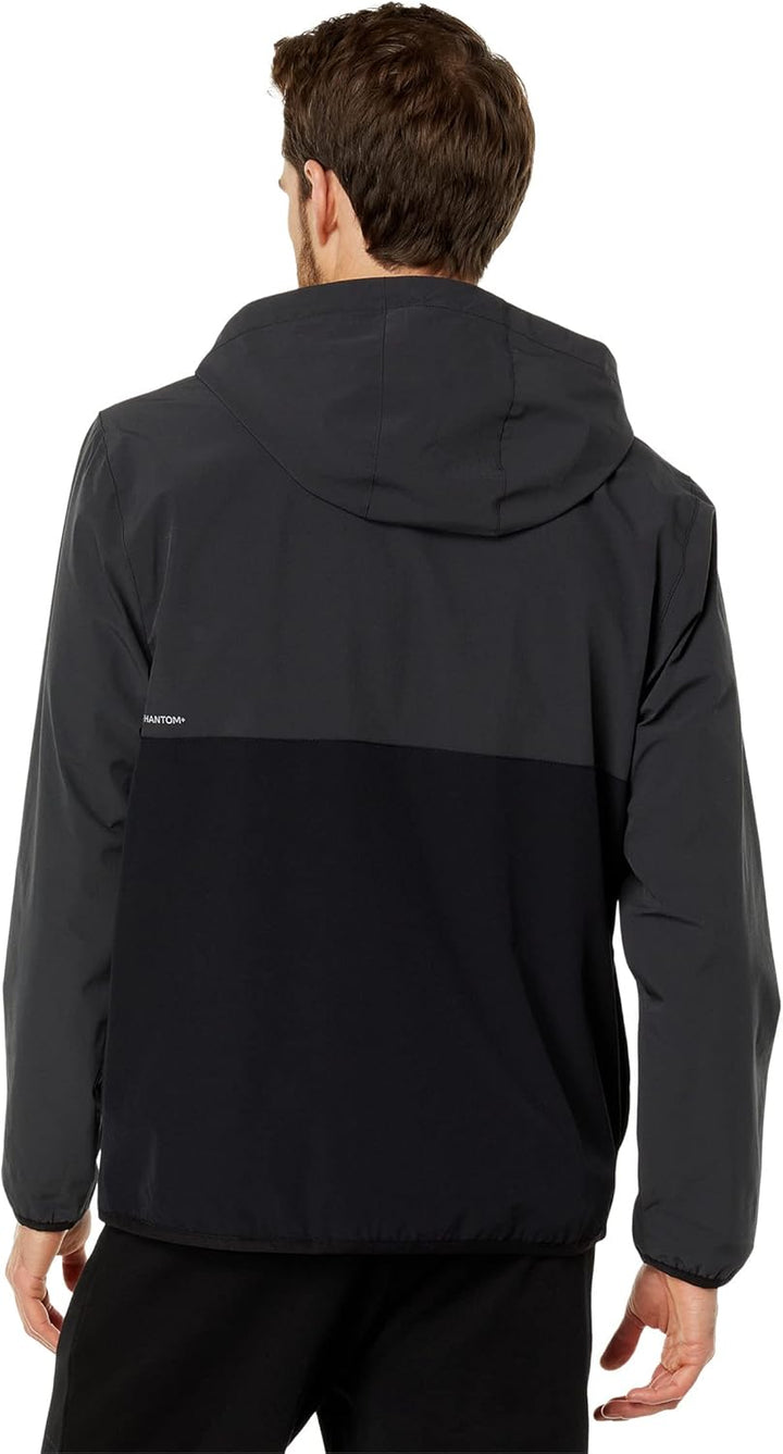 Hurley Herren Phantom+ Packable Anorak Jacke, Grau (Dk Stone Grey)