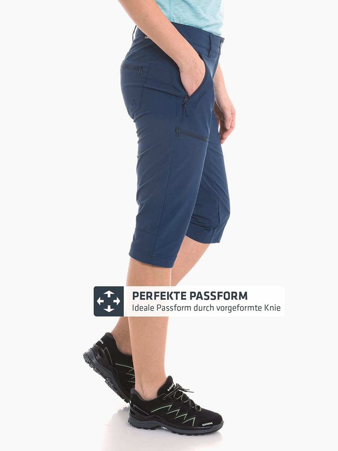 Schöffel Damen Caracas2 Hose Wanderhose Trekkinghose 34 Dress Blues, 34 Dress Blues