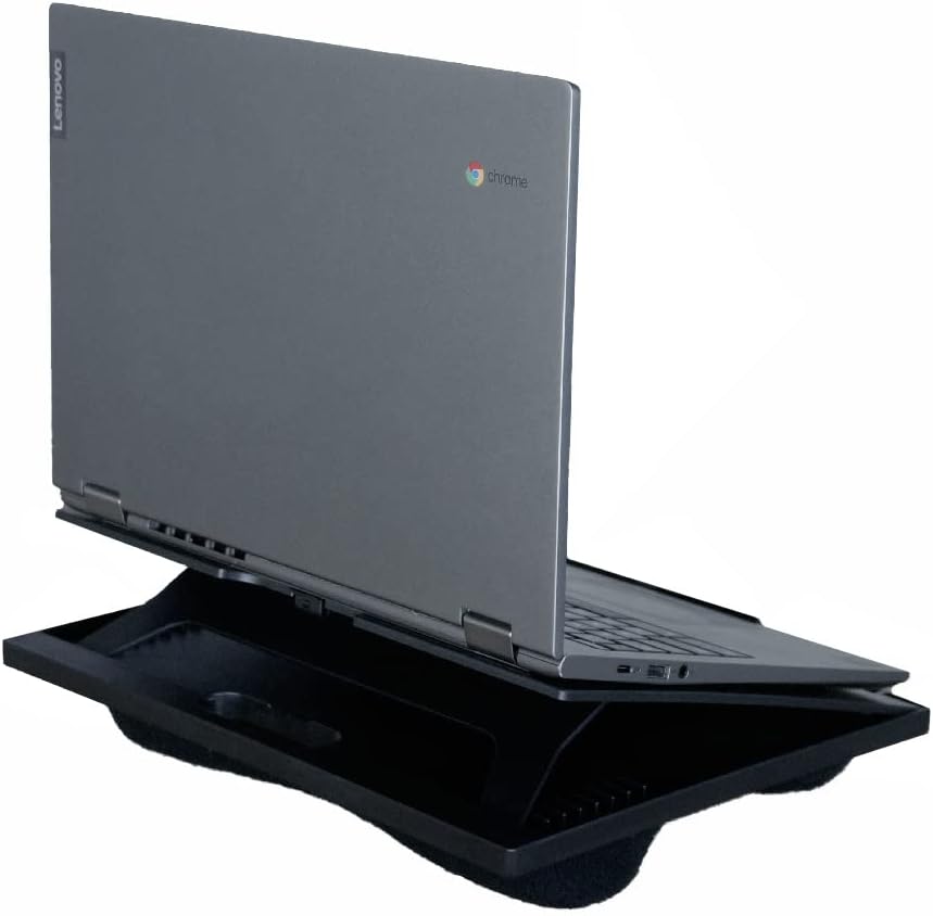 Vivol Laptopkissen Höhenverstellbar für max. 15,6 Inch - Tragbarer Laptoptisch für Reisen, Arbeiten