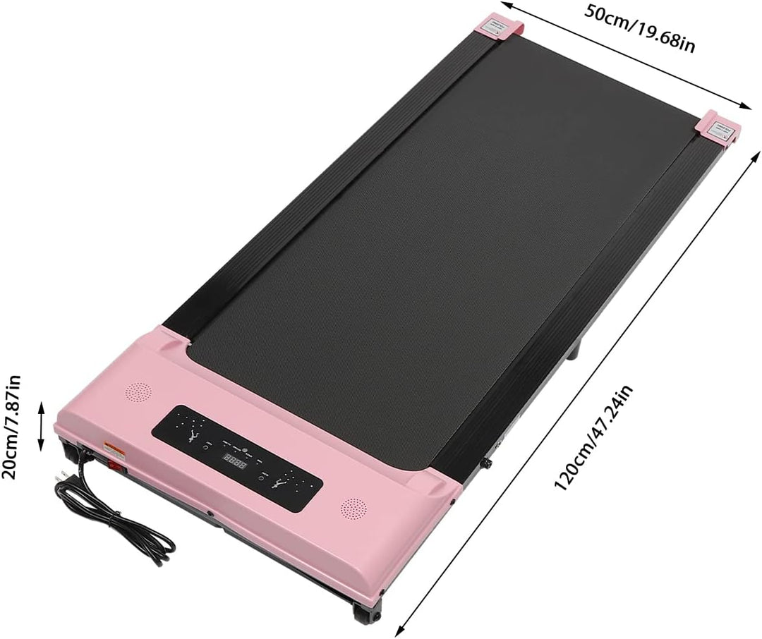 Walking Pad Klappbar Mit LED Display Und Fernbedienung, 2 In1 Motorisiertes Laufband 3 Hp Elektrisch