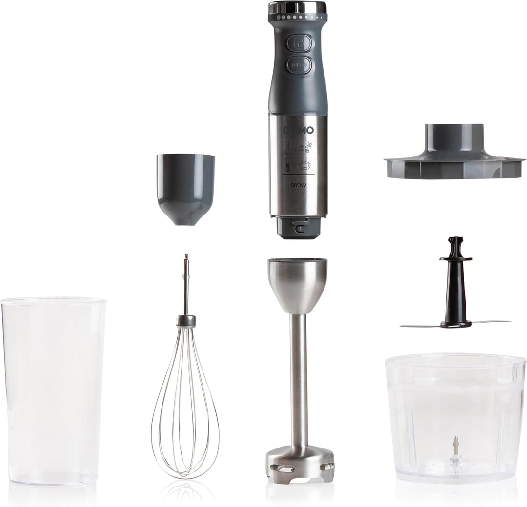 DOMO DO9226M Stabmixer Set - Variabel einstellbare Geschwindigkeit -Mixer-Set 3-in-1 mit Turbo Taste
