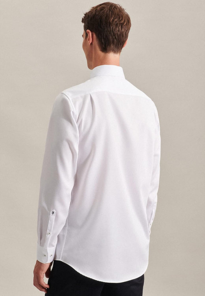 Seidensticker Herren Hemd 43 Weiss, 43 Wei&#xDF;