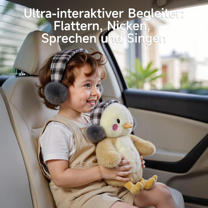 TUMAMA KIDS Sprechende Singende Elefanten und Küken Spielzeug Kinder, Interaktives Kopie Plüschtier