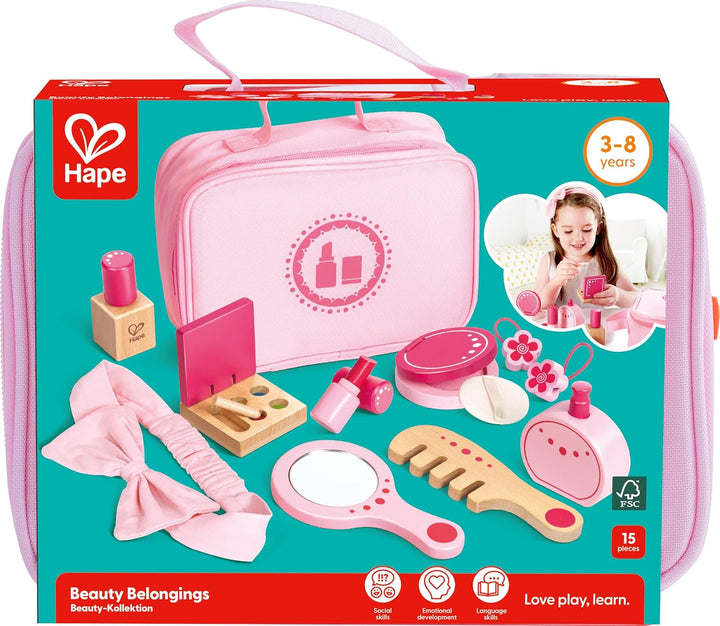 Hape Beauty-Kollektion, Rollenspiel-Set Beauty, ab 3 Jahren, rosa